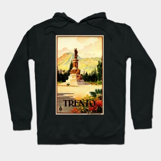 TRENTO Monument of Dante ITALY ENIT Poster Art Vintage Italian Travel Hoodie